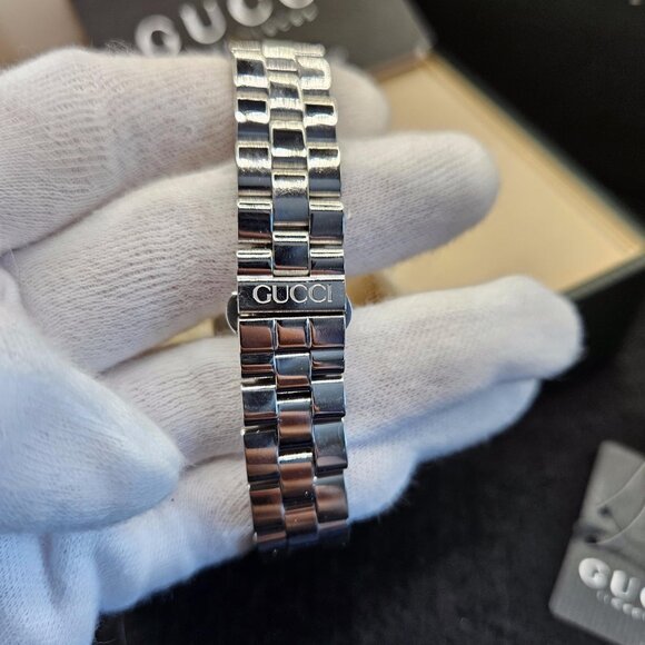 Authentic GUCCI 3605L G-Shape Copper Dial Stainless Steel Women's watch - Picture 9 of 17